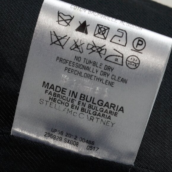 Stella McCartney PF/12 Black Viscose-Crepe Longline Blazer - Picture 10 of 10